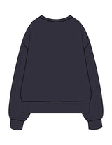 The Mens Heavyweight Crewneck - Midnight - BioPup - Center Chest - Printed - Full Color