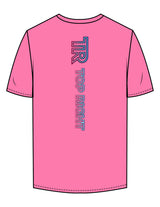 The Mens Tee - Hot Pink - Top Right Collectibles - Left Chest & Back Spine - Printed - Full Color