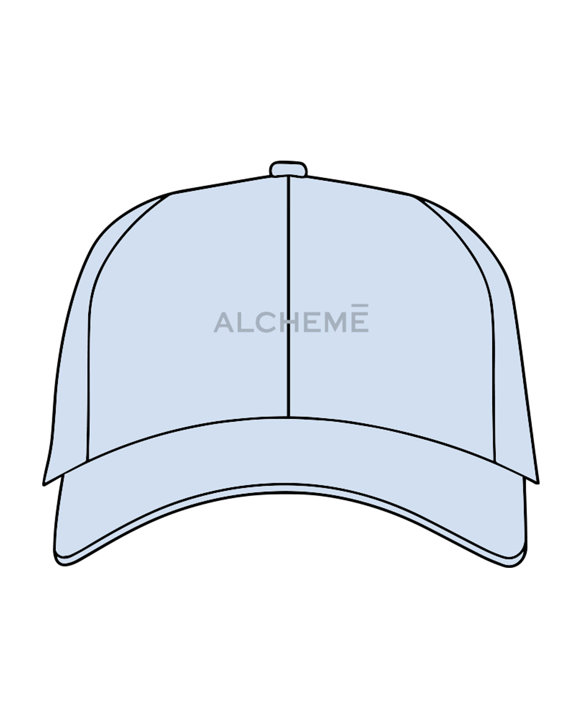 The Dad Hat - Sky - ALCHEME - Center - Tone on Tone