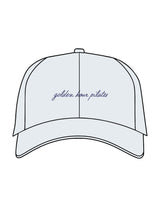 The Dad Hat - Light Blue - Golden Hour - Center Crown Script - Embroidered - Navy