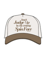 The Canvas Cap - Natural / Walnut - ZENERGY CYCLING - Center Crown - Printed - Walnut