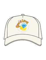 The Canvas Cap - Off White - Core Allure Pilates- Center Crown Image - Printed - Full Color
