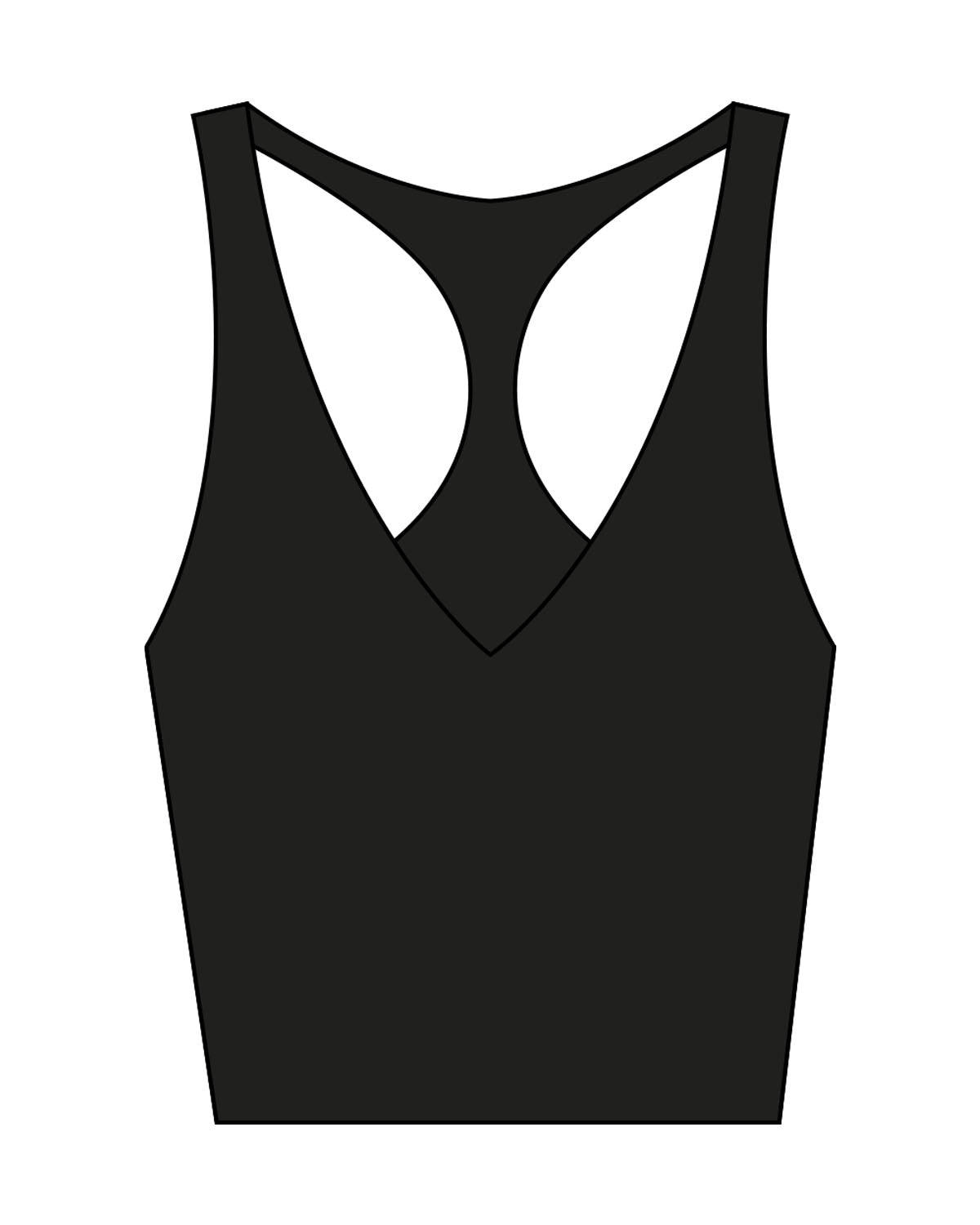 Motivate Movement Racer Tank - Black