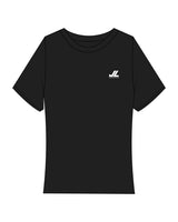 The Baby Tee - Black - JL Marketing - Left Chest - Printed - White