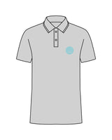 The Mens Polo - Heather - Squeeze Massage - Team - Left Center Chest - Embroidered - Blue