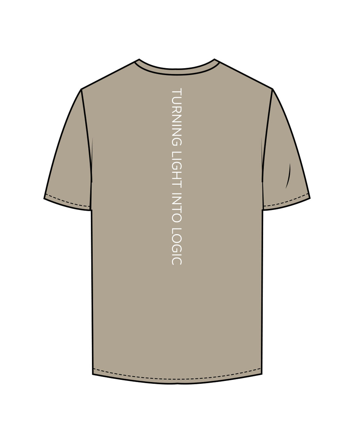 The Mens Tee - Mushroom - Palomino Labs - Center Chest & Center Back - Printed - Full Color