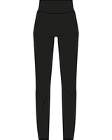 The Basic Legging - Black  - Studio 205 - Back Waist - Printed - White