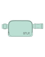 The Cross Body Bag - Teal - BTLR - Front Bottom Left - Printed - Black