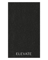 The Gym Towel - Black - Elevate Pilates - Lower Bottom - "ELEVATE" Logo - Embroidered - White - The Gym Towel Bag - Black - Elevate Pilates - Front Round Logo - Printed - White