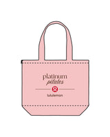 The Zipper Tote Bag -Light Pink - Platinum Pilates - Center - lululemon - Printed - Full Color