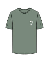 The Mens Tee - Sage - STUDIO 7 - Left Chest - Printed - White