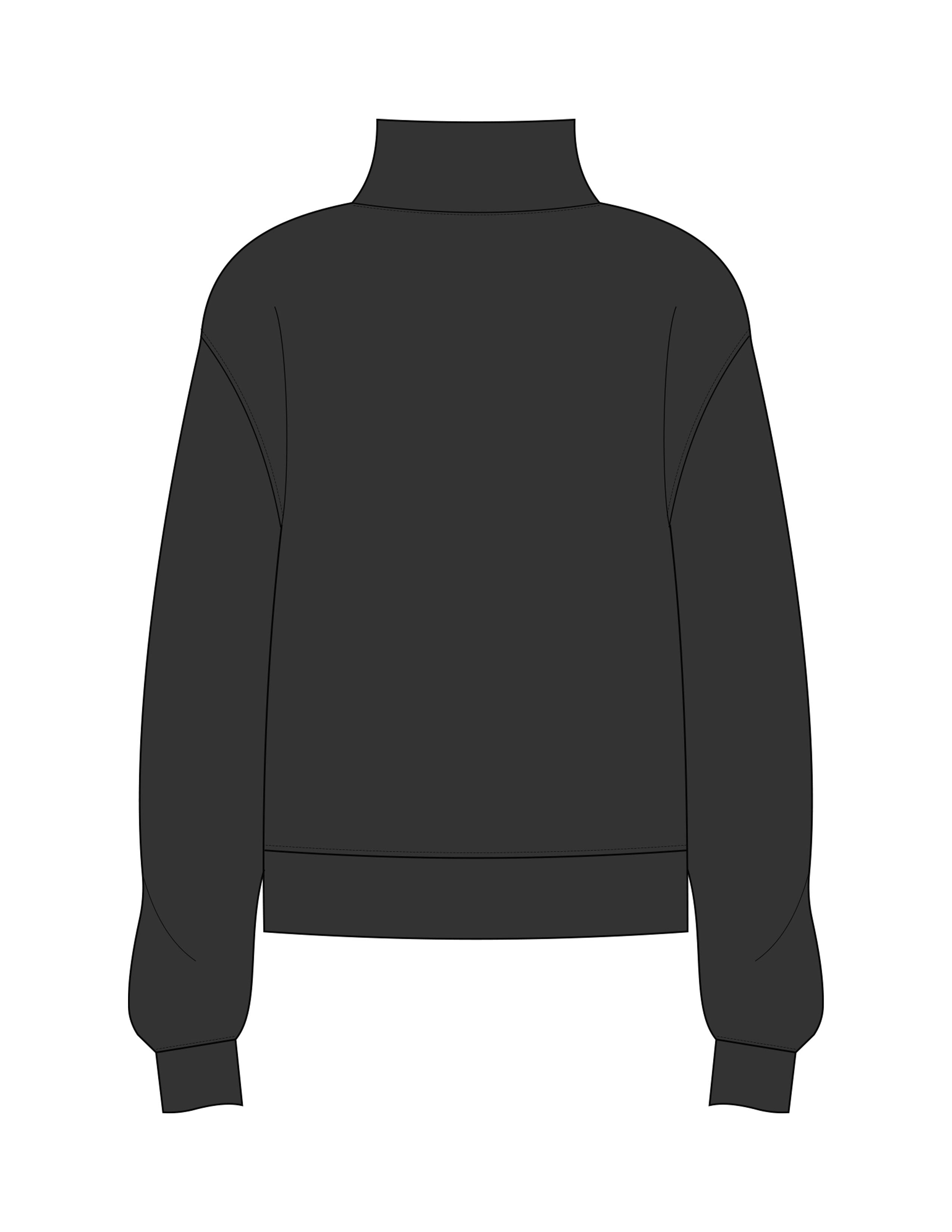 The Womens 1/4 Zip - Washed Black - ZENERGY CYCLING - Left Chest Stacked & Left Wrist "CHARLESTON" - Embroidered - Tone on Tone