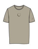 The Womens Tee - Mushroom - Core Crown Point - Center Chest & Back Stacked - Printed - Plum