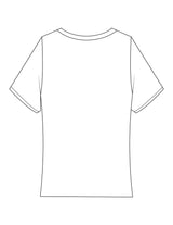The Baby Tee - White - Marty's Matcha - Center Chest Round - Printed - Green
