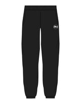 The Mens Sweatpants - Black - Powerhaus Lagree - Left Leg Round - Printed - White