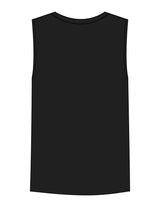 The Mens Tank - Black - Activate House - Left Chest "A" - Printed - White