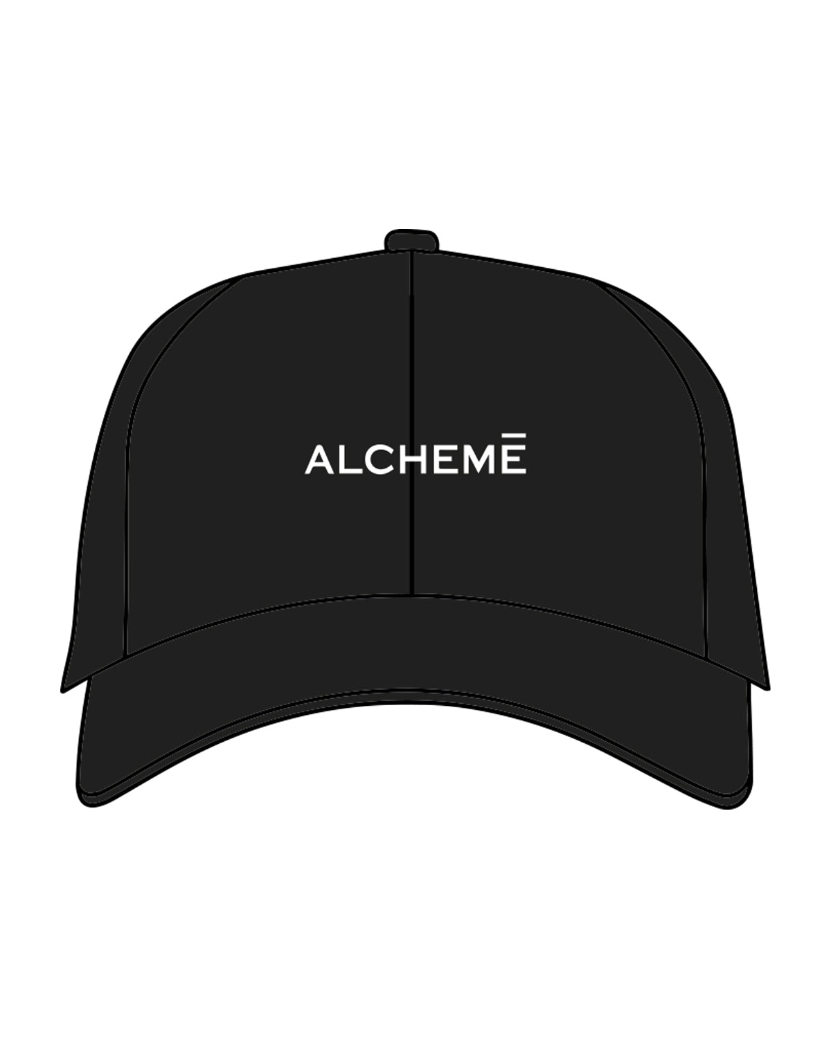 The Dad Hat - Black - ALCHEME - Center - White