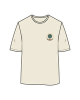 The Womens Oversized Tee - Butter - EVERCORE - Left Chest & Back Center Stacked - Full Color