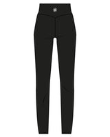 The Basic Legging - Black - Recovery Lab - Center Back - White Printed