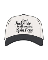 The Canvas Cap - Natural / Coal - ZENERGY CYCLING - Center Crown - Printed - Coal