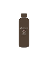 The Water Bottle - Coffee - Platinum Pilates - Center Body Stacked - Printed - Full Color
