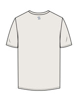 The Mens Tee - Bone - Plum Creek Church - Center Chest Arc & Back Stacked - Printed - Blue