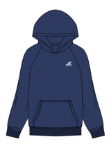 The Mens Hoodie - Cobalt - JL Marketing - Left Chest - Printed - Powder Blue