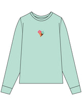 The Unisex Midweight Long Sleeve - Mint - Stowe Sweets - Center Chest - Printed - Full Color