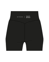 The Womens Sporty Pocket Short - Black - Studio 205 - Back Waist - Printed - White
