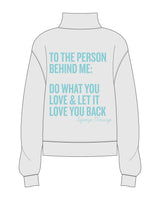 The Mens 1/4 Zip - Heather - Squeeze Massage - Left Chest Round & Center Back Stacked - Full Color