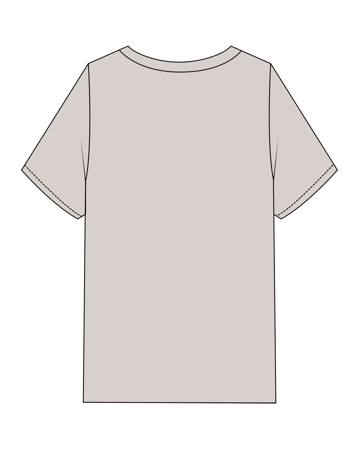 The Womens Heavyweight Tee - Washed Bone - Revel Method - Center Chest Stacked - Left Sleeve - Printed - Maroon