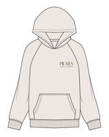 The Womens Hoodie - Bone - Coastal Movement - Left Chest - Embroidered - Brown