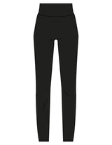The Basic Legging - Black - Sculpt'd Studios - Back Waistline - Printed - Cream