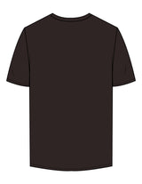 The Mens Tee - Charcoal - Pilates Practice - Left Chest Stacked - Printed - White
