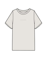 The Mens Heavyweight Tee - Washed Bone - Instaphysiques - Center Chest & Back Circular - Tone on Tone