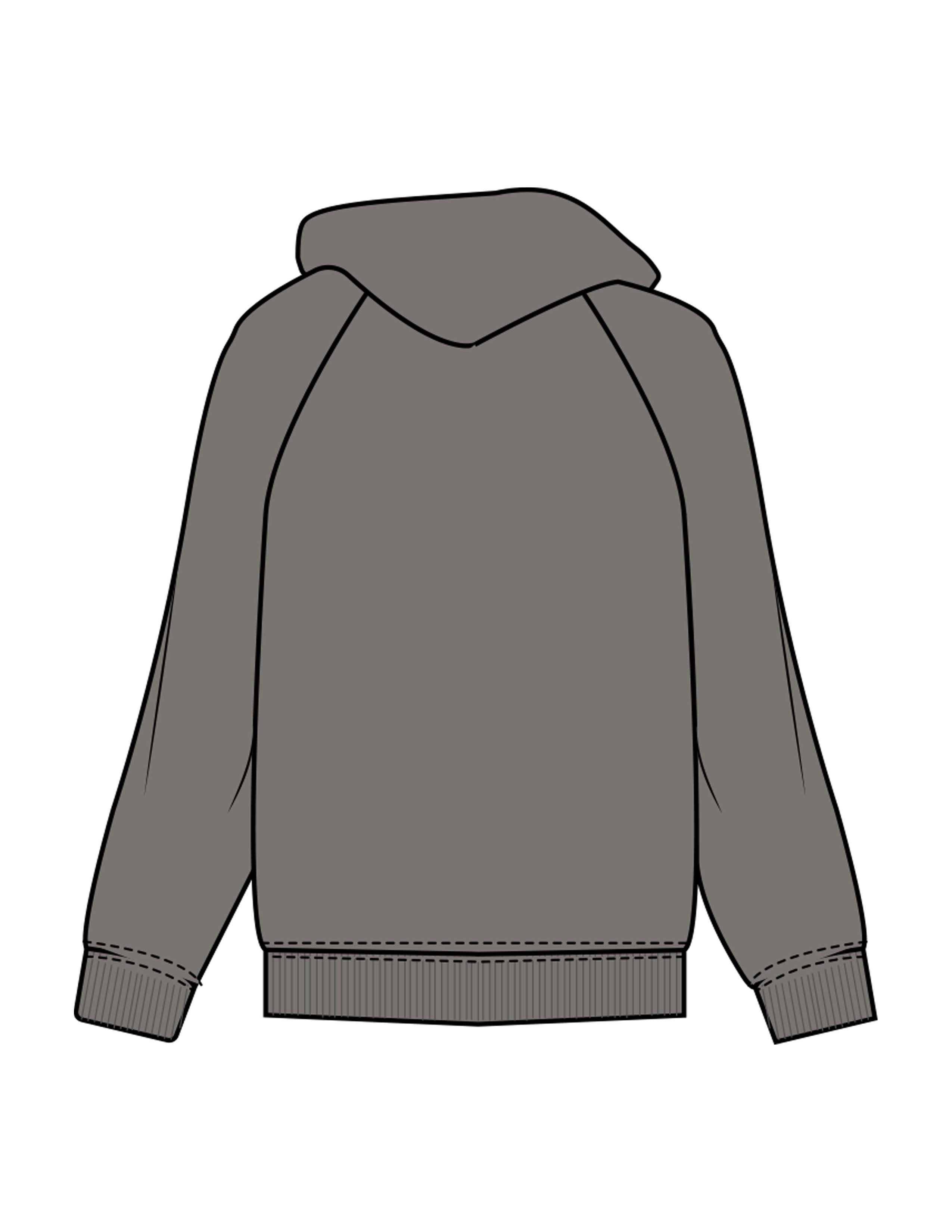 The Mens Hoodie - Washed Gray - Lucky Penny - Center Chest Stacked - Embroidered - Charcoal