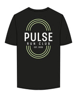 The Mens Tee - Black - Pulse 712 - Full Back - Printed - Full Color