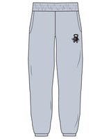 The Womens Sweatpants - Powder - Delta Fitness - Left Leg Kettlebell - Printed - 241f20