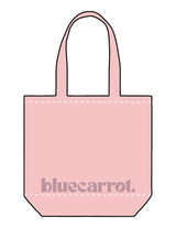 The Promo Tote Bag - Light Pink - BlueCarrot - Front Bottom - Printed - Dusty Rose