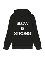 The Womens Zip Hoodie - Black - Powerhaus Lagree - Left Chest & Back Stacked - Printed - White