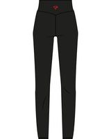 The Basic Legging - Black - HeartCore - Back Waistline - Printed - Red