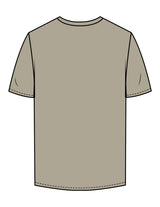 The Mens Tee - Mushroom - Facial Collective - Center Chest - Printed - White