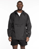 The Mens Windbreaker - Black - DiffEyewear - Midddle Center DIFF - Printed - Black