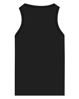 The Recycled Womens Tank - Black - MegaBarre - Chest Stacked "LAGREE" - Printed - White