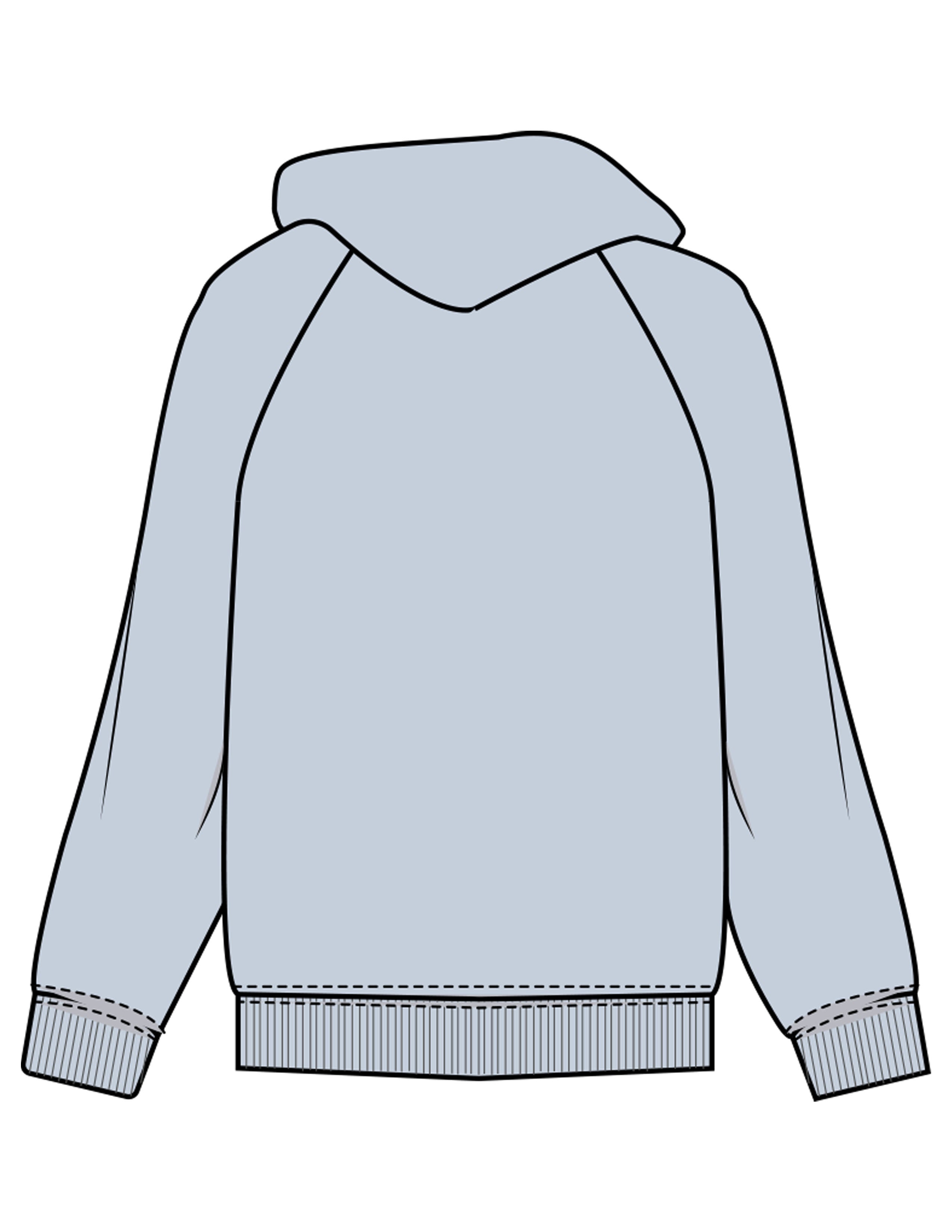 The Mens Hoodie - Powder -  Movement With Chels - Chest Arc & Left Sleeve - Printed - Tone on Tone