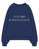 The Mens Crewneck - Cobalt - CBS - Left Chest Stacked & Back Center Stacked