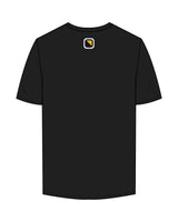 The Mens Tee - Black - Odyssey Performance - Center Chest - "Elite" - Neckline - Icon - Printed - Full Color