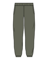 The Mens Sweatpants - Cypress - HiLo - Back Right Pocket - Printed - Off White
