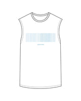 The Womens Classic Tank - White - Instaphysiques - Center Chest Stacked - Full Color