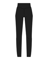 The Basic Legging - Black - C Wickson - Left Leg - Printed - White